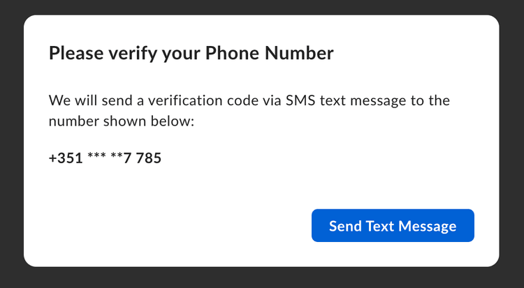 Phone verification