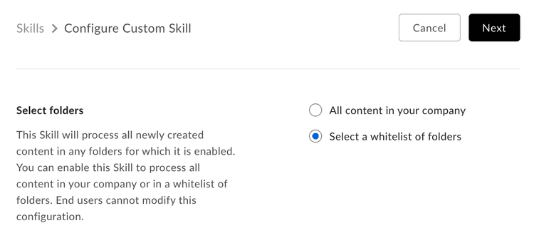 Select a skill to add